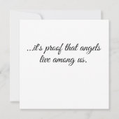 Puppy Angel Flat Card (Rückseite)