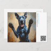 Puppy announcement postkarte (Vorne/Hinten)