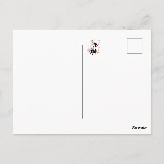 Puppy announcement postkarte (Rückseite)