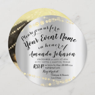 Puppy Baby Dose Dusche New Pet Foto Rose Gold Einladung