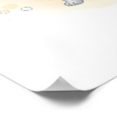 Puppy Bath Time Fun Kids Bathroom Wall Art Poster (Ecke)