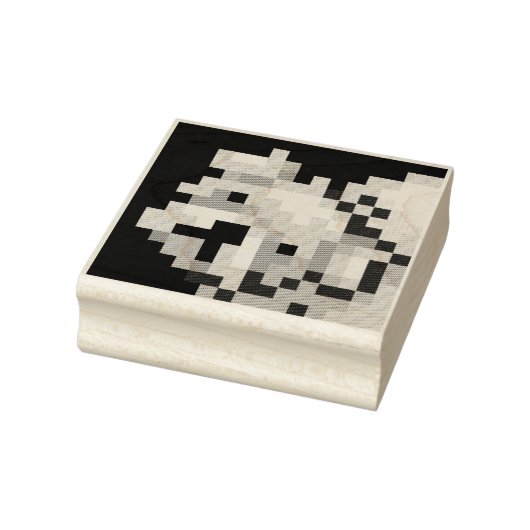 Puppy begging pixelart, stempel, Pixel Art  Gummistempel (Stempel)