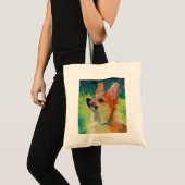Puppy Corgi Tote Bag Tragetasche (Vorderseite (Produkt))