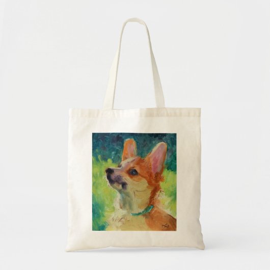 Puppy Corgi Tote Bag Tragetasche (Vorne)