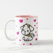 puppy cup zweifarbige tasse (Links)
