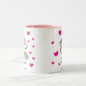 puppy cup zweifarbige tasse (Mittel)