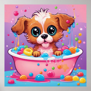 Puppy-Design behalten oder ein eigenes Poster zu e