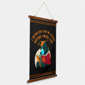 Puppy Doar Ear Spaß buchen Wandteppich Mit Holzrahmen (Gewinkelt)