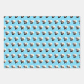 Puppy Dog Benutzerdefiniertes Foto Muster Geschenkpapier Set (Vorderseite 3)