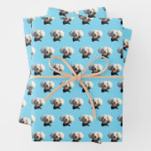 Puppy Dog Benutzerdefiniertes Foto Muster Geschenkpapier Set (Beispiel)