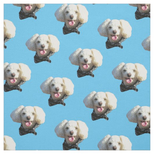 Puppy Dog Benutzerdefiniertes Foto Muster Stoff (Muster)