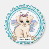 Puppy Dog Fairy Magnet (Vorne)
