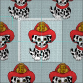 Puppy Dog Firefighter Stoff (Kachel)