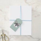 Puppy Dog Geschenkmarke Geschenkanhänger (Mit Garn)