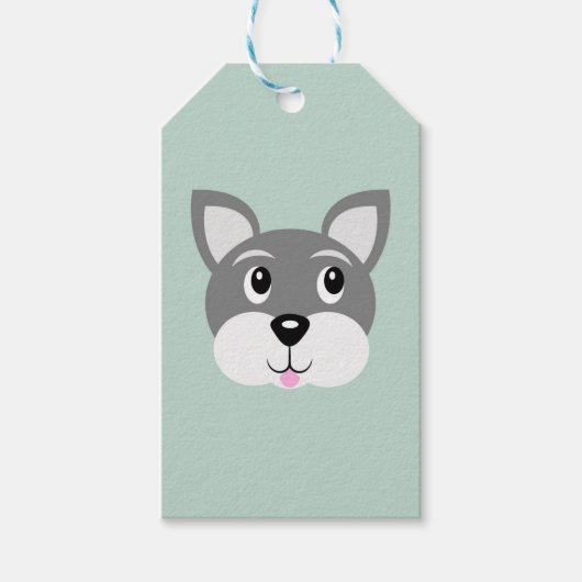 Puppy Dog Geschenkmarke Geschenkanhänger (Vorderseite)