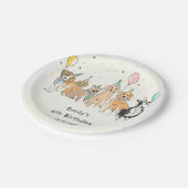 Puppy Dog Kindergeburtstag Party Pappteller (Schrägansicht)