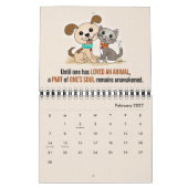 Puppy Dog Kitty Cat Pet Animal Welfare Rights Kalender (Feb 2027)