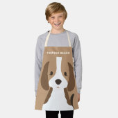 Puppy Dog Niedlich Children's Art & Cooking Schürze (Getragen)