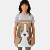 Puppy Dog Niedlich Children's Art & Cooking Schürze (Insitu)