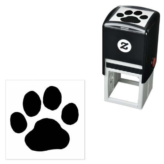 Puppy Dog oder Kitty Cat Niedlich Paw drucken Permastempel (Beispiel)