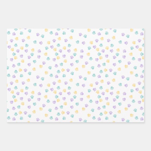 Puppy Dog Pawty Party Thema Geschenkpapier Set (Vorderseite 3)