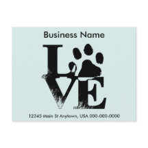 Puppy Dog Pfosten für benutzerdefinierte LIEBE dru