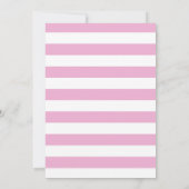 Puppy Dog Pink Birthday Party Einladung (Rückseite)