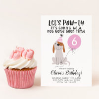 Puppy Dog Pink Birthday Party