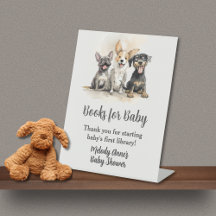 Puppy Dog Schwanzes Baby Shower Books Baby