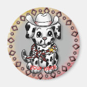 Puppy Dog Sheriff Magnet (Vorne)