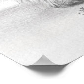 Puppy Dog Zeichne Kunstdruck Poster (Ecke)