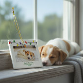 Puppy Dog's erstes Foto für die Weihnachtsbäume Keramikornament