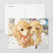 Puppy Duo Postkarte (Vorne/Hinten)