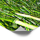 Puppy English Bulldog auf der Wiese Poster (Ecke)