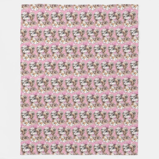 Puppy Fleece Blanket (Vorderseite)
