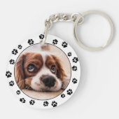 Puppy-Foto-Schlüsselanhänger Schlüsselanhänger (Rückseite)