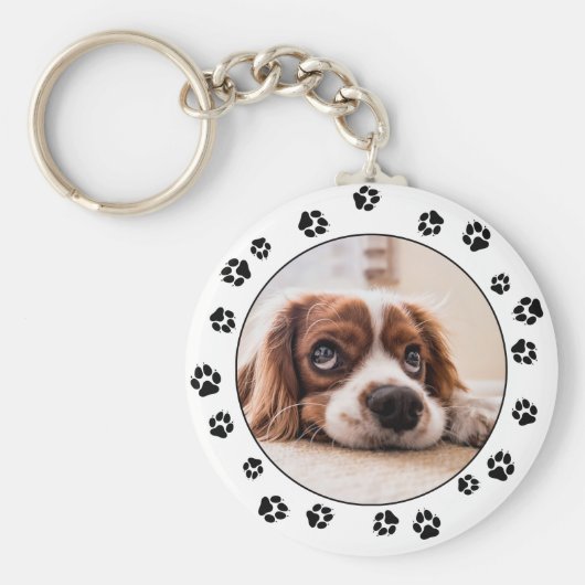Puppy-Foto-Schlüsselanhänger Schlüsselanhänger (Vorne)