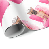 Puppy french bulldog disguised geschenkpapier (Rolleneckpunkt)