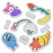 Puppy Friend Dog Toy Sticker Sheet (Vorderseite)