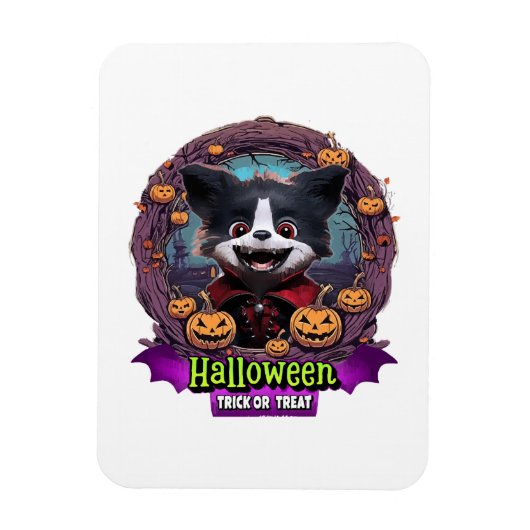 Puppy Halloween-Kostüm Magnet (Vertikal)