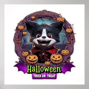 Puppy Halloween-Kostüm Poster