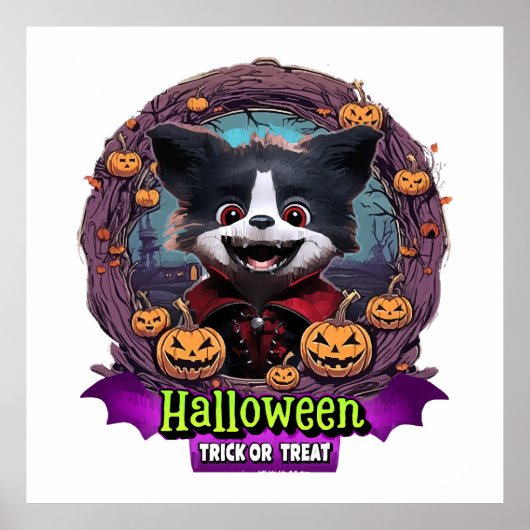 Puppy Halloween-Kostüm Poster (Vorne)
