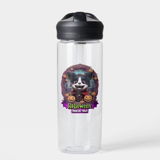 Puppy Halloween-Kostüm Trinkflasche (Vorderseite)