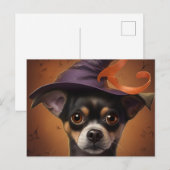 Puppy-Halloween-Postkarten Postkarte (Vorne/Hinten)