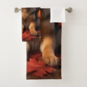 Puppy Herbst Delight Pumpkin Badhandtuch Set (Insitu)