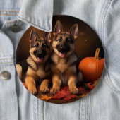 Puppy Herbst Delight Pumpkin Button (Beispiel)