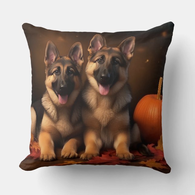 Puppy Herbst Delight Pumpkin Kissen (Vorderseite)