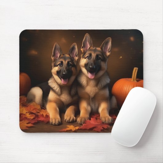 Puppy Herbst Delight Pumpkin Mousepad (Mit Mouse)