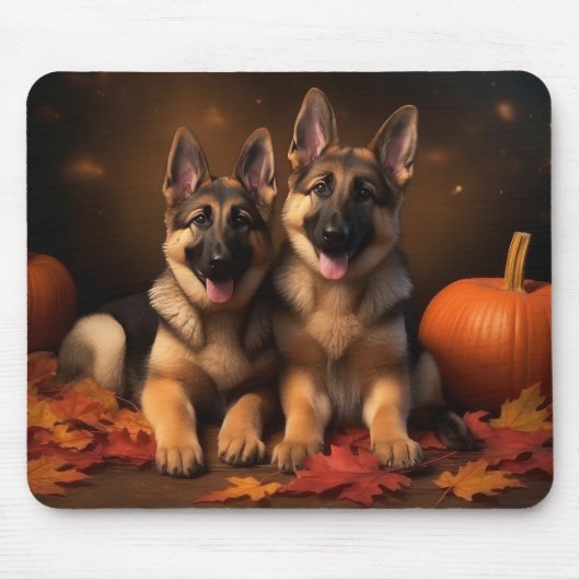 Puppy Herbst Delight Pumpkin Mousepad (Vorne)