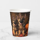 Puppy Herbst Delight Pumpkin Pappbecher (Rückseite)